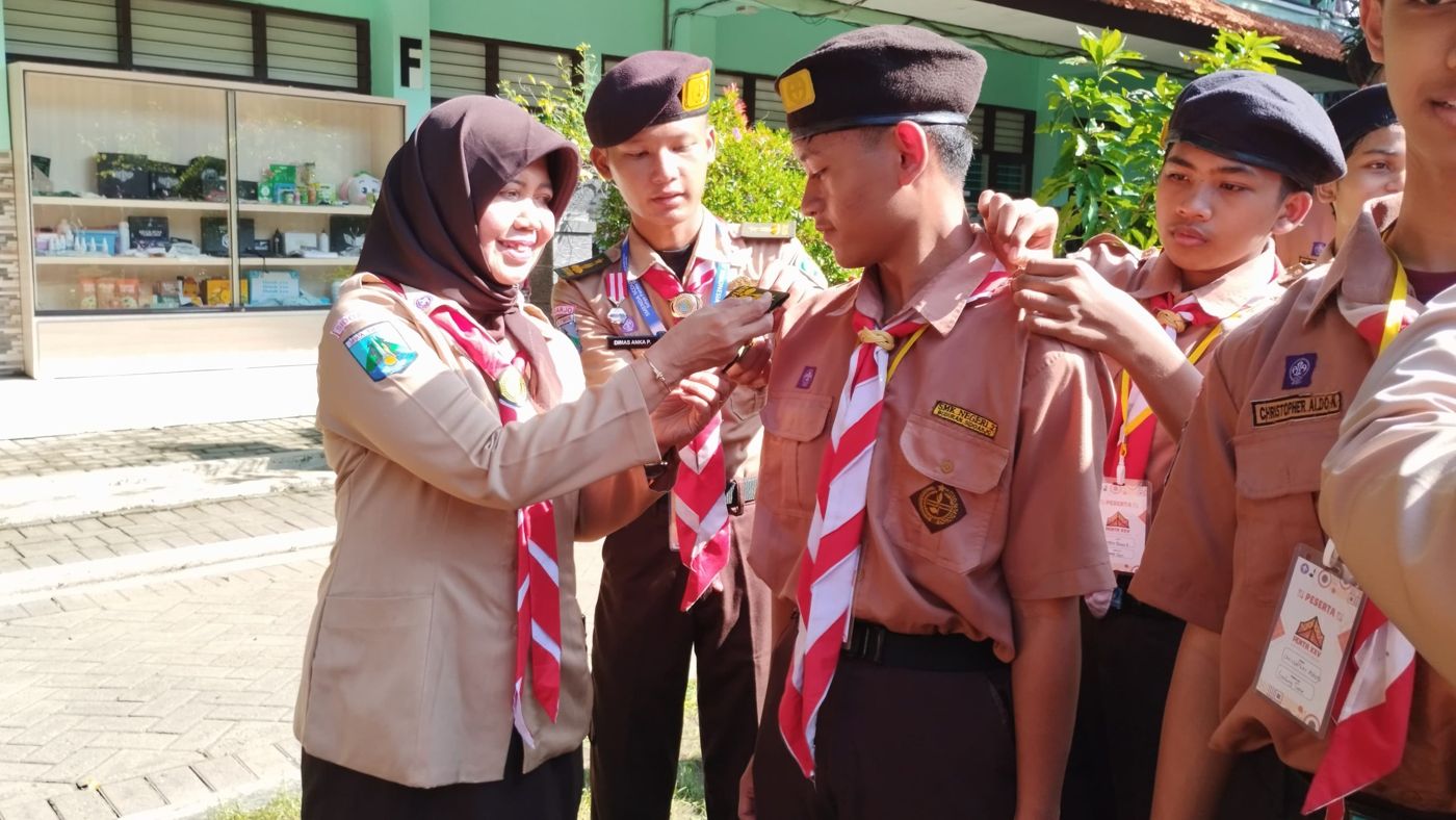 Api Unggun Penyemangat PENTA XXV 2025 SMK Negeri 2 Buduran