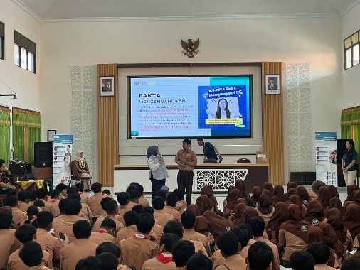 Lembaga Pelatihan Penerbangan Pride Gelar Sosialisasi di SMKN 2 Buduran