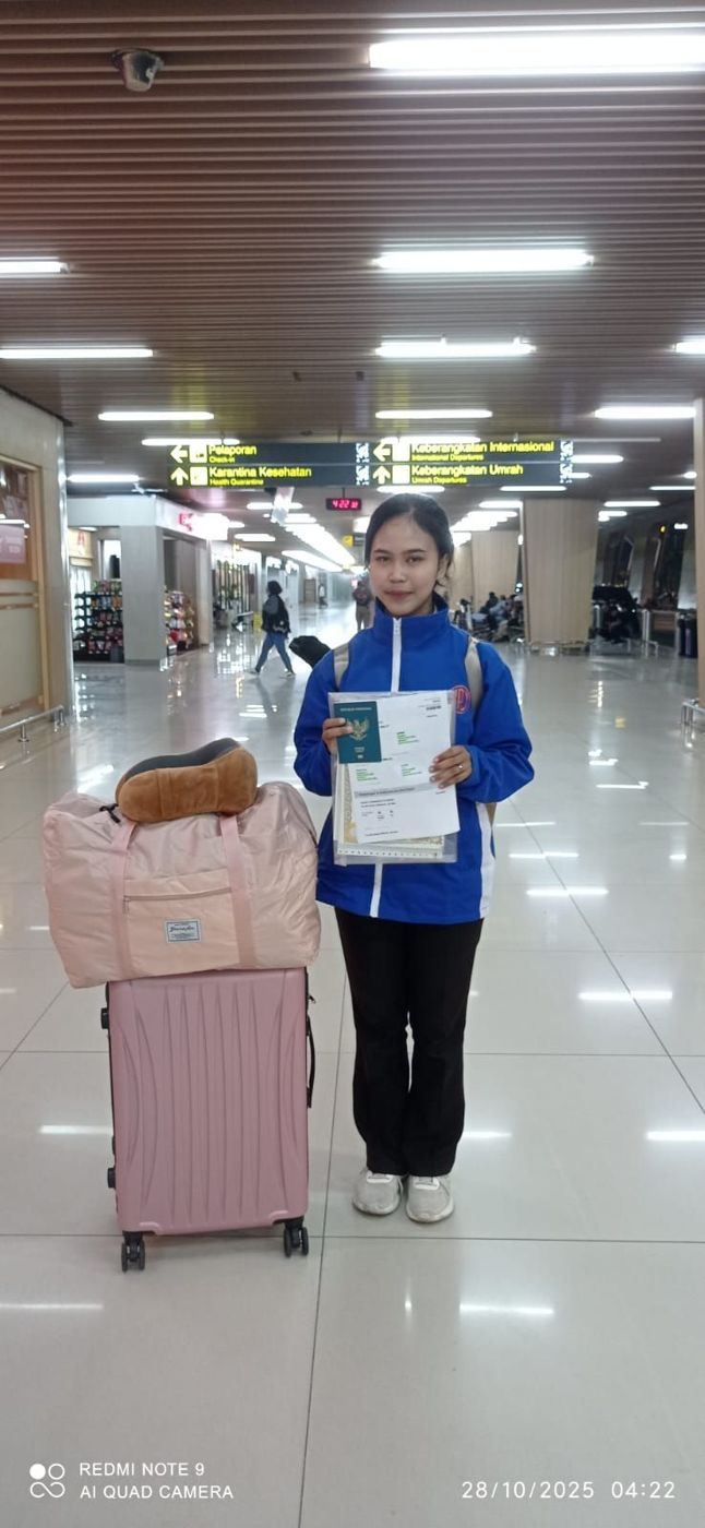 Selamat! Alumni SMKN 2 Buduran Meutya Ramadhani Bekerja di Jepang sebagai Perawat di Walfare Soukenkai Sakura shi Chiba