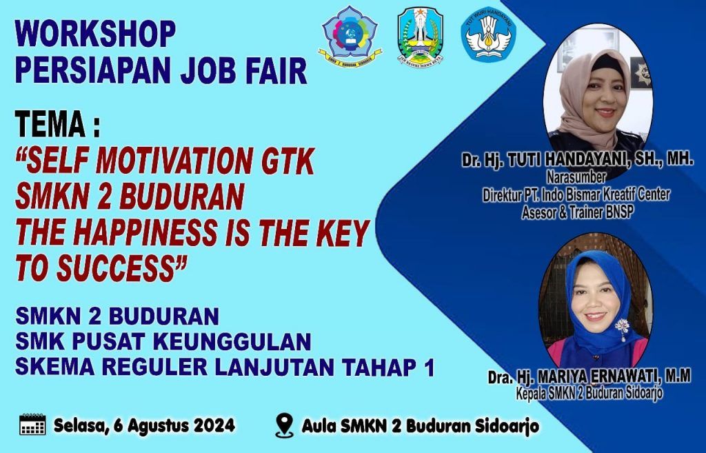 Workshop “Self Motivation GTK SMKN 2 Buduran”