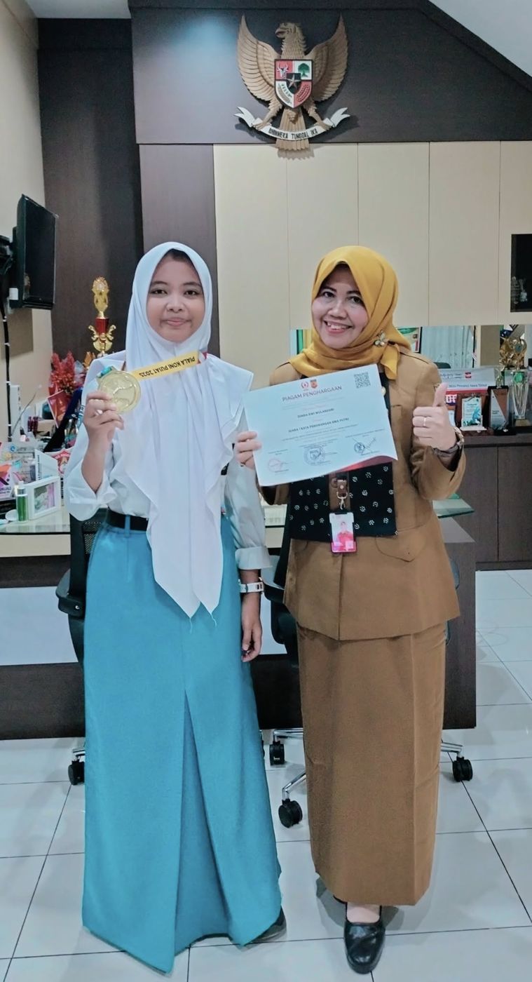 Selamat! Dinda Dwi Wulandari Juara 1 Karate Provinsi Jawa Timur