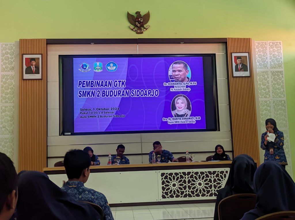 Pembinaan GTK SMKN 2 Buduran Bersama Bpk. Dr. Kiswanto, S.Pd, M.Pd