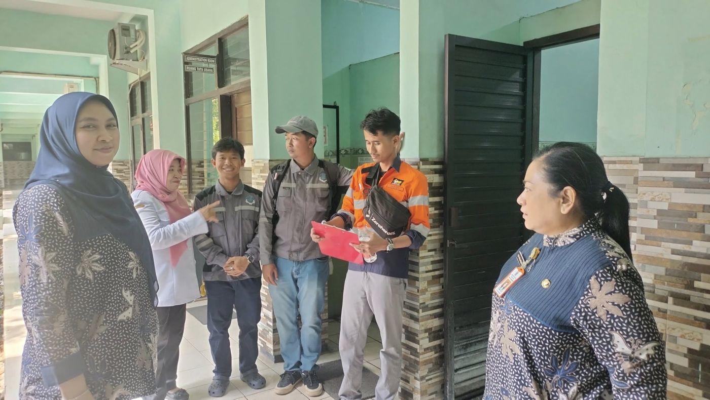 Kunjungan Tim Sarpras Dinas Provinsi Jatim ke SMKN 2 Buduran