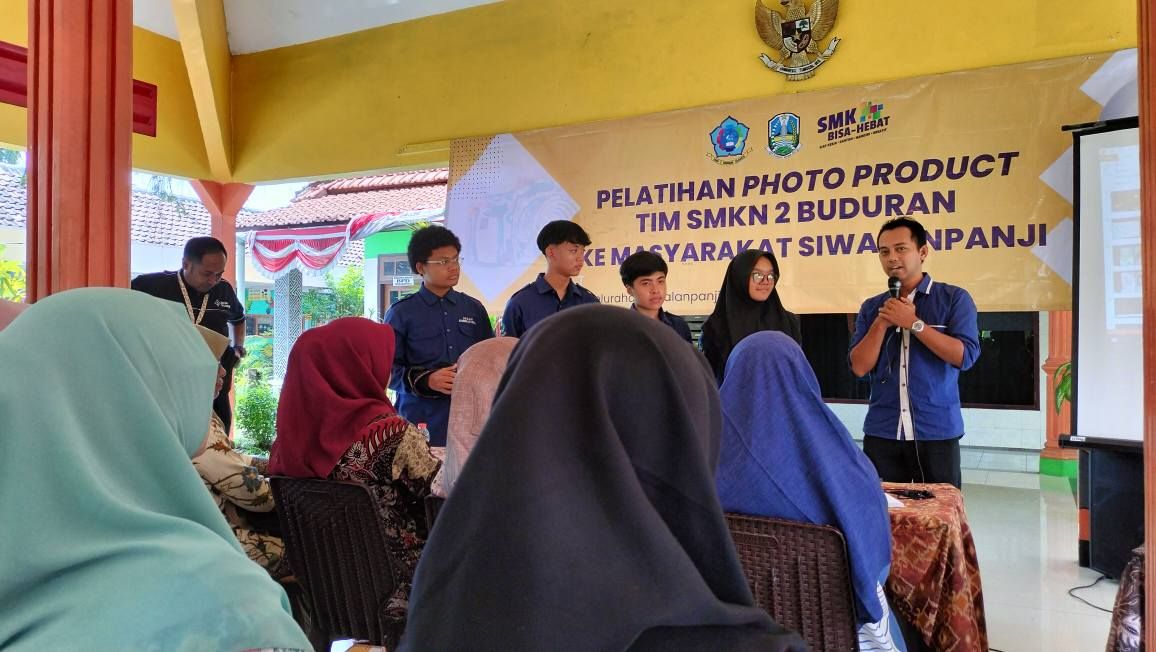 SMKN 2 Buduran Sharing Photo Product Project bersama UMKM Desa Siwalanpanji