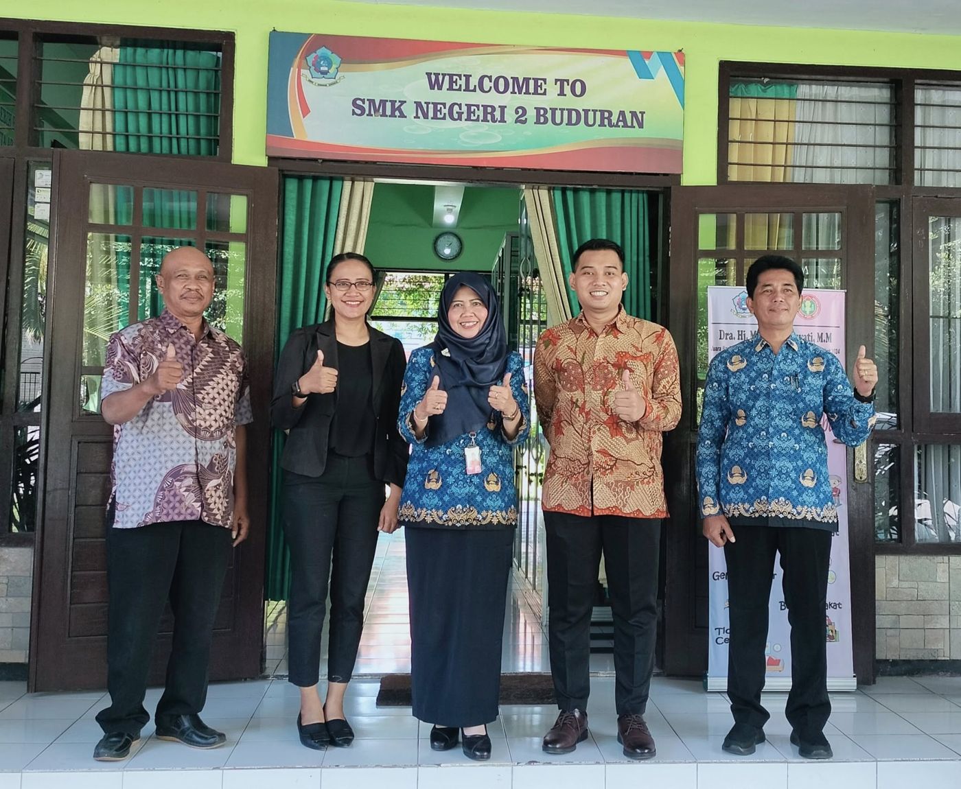 Kunjungan HRD WARINGIN dan Luminor dalam koordinasi siswa PKL