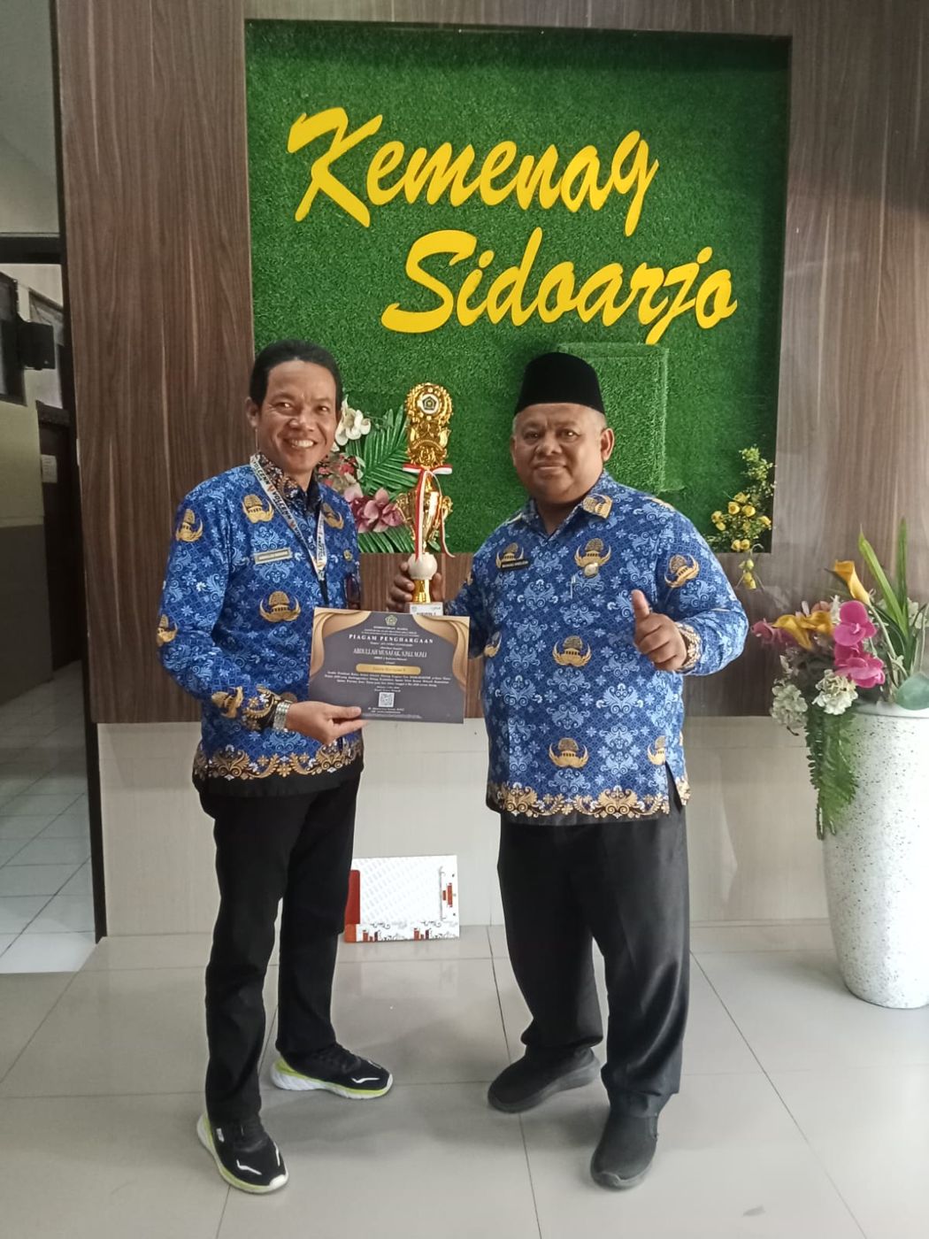 Selamat Kepada Abdullah Musafak, S.PdI.,M.PdI. Juara Harapan 1 Lomba Penulisan Karya Artikel Sekolah Piloting Program PAIS BERKARAKTER Se-Jawa Timur Tahun 2026