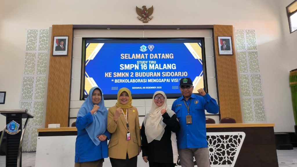 Kegiatan Studi Tiru ke SMKN 2 Buduran dari SMPN 6, SMPN 16, SMPN 18 dan SMPN 20 Malang